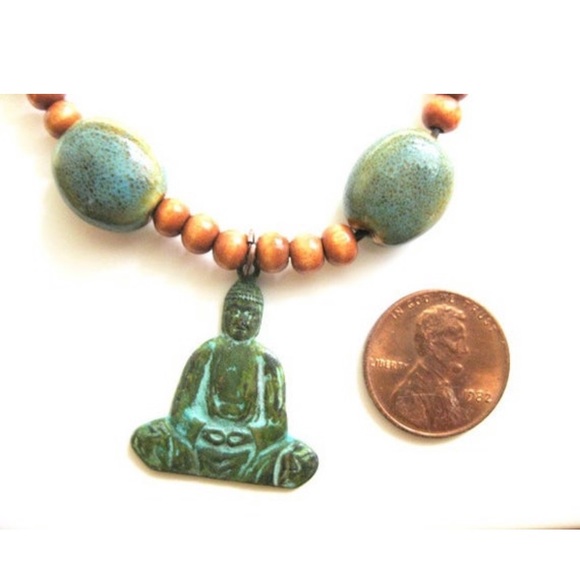 Meditating Buddha Necklace - Picture 4 of 5